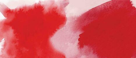 rouge aquarelle tache Contexte vecteur