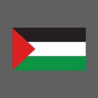 vecteur de drapeau palestinien