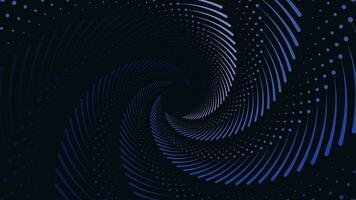 abstrait spirale foncé bleu Contexte vecteur