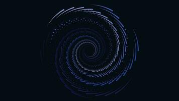 abstrait spirale foncé bleu Contexte vecteur