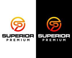 lettre sp monogramme sport logo conception. vecteur