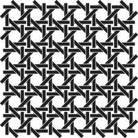 une noir et blanc modèle création illusion de symétrique point effet illusion vecteur