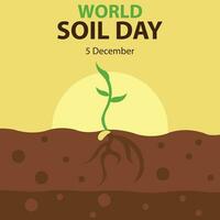 illustration vecteur graphique de choux grandir de le sol, parfait pour international jour, monde sol jour, célébrer, salutation carte, etc.