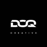 doq lettre initiale logo conception modèle vecteur illustration