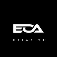 eoa lettre initiale logo conception modèle vecteur illustration