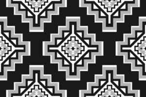 art de motif aztèque ethnique. motif géométrique harmonieux de broderie tribale, folklorique et de style mexicain. vecteur