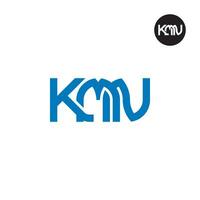 lettre km monogramme logo conception vecteur