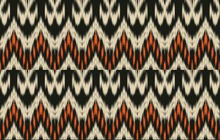 ethnique abstrait ikat art. aztèque ornement imprimer. géométrique ethnique modèle sans couture Couleur Oriental. conception pour Contexte ,rideau, tapis, fond d'écran, vêtements, emballage, batique, vecteur illustration.