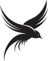 vautour dans silhouette la nuit corbeau logo vecteur