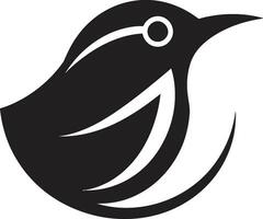 couronné faucon symbole rapide oiseau chef icône vecteur
