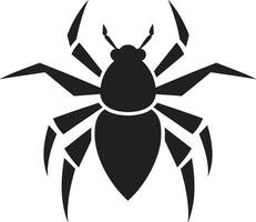 élégance dans simplicité noir fourmi vecteur emblème minimaliste fourmi icône lisse noir vecteur conception