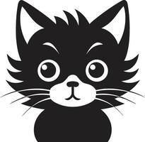 lisse chat iconographie mystérieux félin emblème vecteur