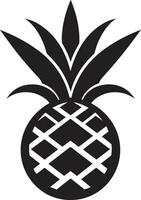 artistique ananas conception ombragé ananas illustration vecteur