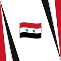 Syrie drapeau abstrait Contexte conception modèle. Syrie indépendance journée bannière social médias poste. Syrie drapeau vecteur