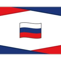 Russie drapeau abstrait Contexte conception modèle. Russie indépendance journée bannière social médias poste. Russie vecteur