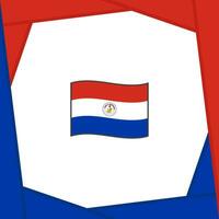 paraguay drapeau abstrait Contexte conception modèle. paraguay indépendance journée bannière social médias poste. bannière vecteur