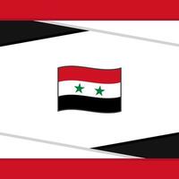 Syrie drapeau abstrait Contexte conception modèle. Syrie indépendance journée bannière social médias poste. Syrie vecteur