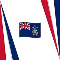 Sud Géorgie et le Sud sandwich îles drapeau abstrait Contexte conception modèle. indépendance journée bannière social médias poste. drapeau vecteur