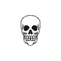 crâne logo icône vecteur