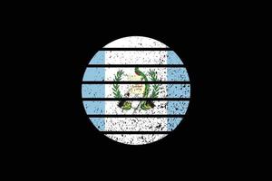 drapeau de style grunge du guatemala. illustration vectorielle. vecteur
