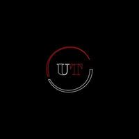 Utah Créatif moderne des lettres logo conception modèle vecteur