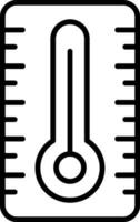 icône de vecteur de thermomètre