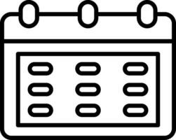 icône de vecteur de calendrier