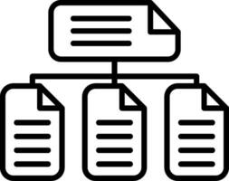 icône de vecteur de document