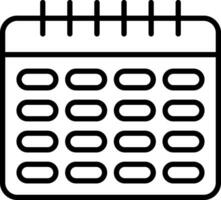 icône de vecteur de calendrier