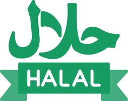 icône de vecteur halal