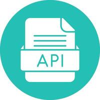 api fichier format vecteur icône