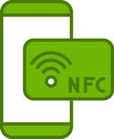 nfc vecteur icône