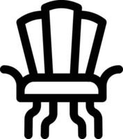 icône de vecteur de chaise