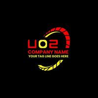 uoz lettre logo vecteur conception, uoz Facile et moderne logo. uoz luxueux alphabet conception