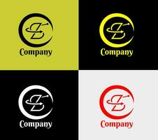 z Nouveau mordern logo, éléments Couleur variation abstrait icône. moderne logotype, affaires modèle. vecteur