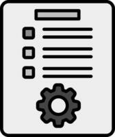 icône de vecteur de document