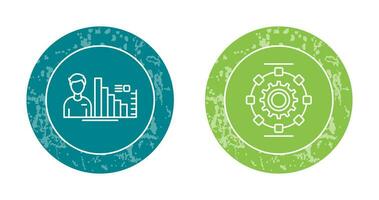 consultant et automatique icône vecteur