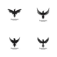 modèle de vecteur de conception aigle icône logo