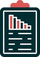 icône de vecteur de rapport médical