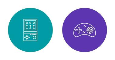 brique Jeu et jeu contrôle icône vecteur
