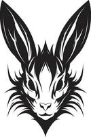 noir lièvre vecteur logo une dynamique et engageant logo pour votre affaires noir lièvre vecteur logo une raffiné et brillant logo pour votre entreprise
