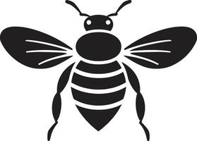 pollinisateur ruche logo ruche dynastie profil vecteur