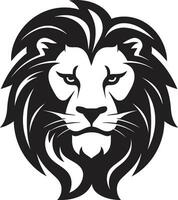 élégant majesté le gracieux rugir de noir Lion icône bondir autorité le majestueux héritage de Lion emblème excellence vecteur