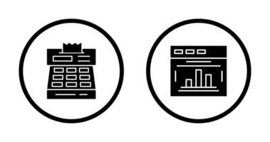 statistiques et check-out icône vecteur