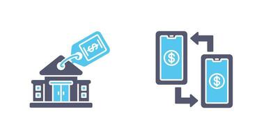 de location et transaction icône vecteur