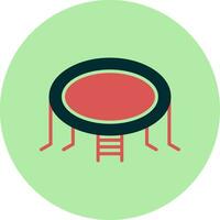 icône de vecteur de trampoline