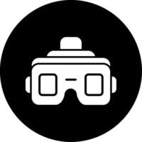 icône de vecteur de lunettes vr