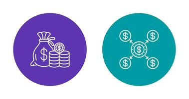 économie et Distribution icône vecteur