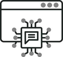 icône de vecteur de programmation