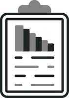 icône de vecteur de rapport médical